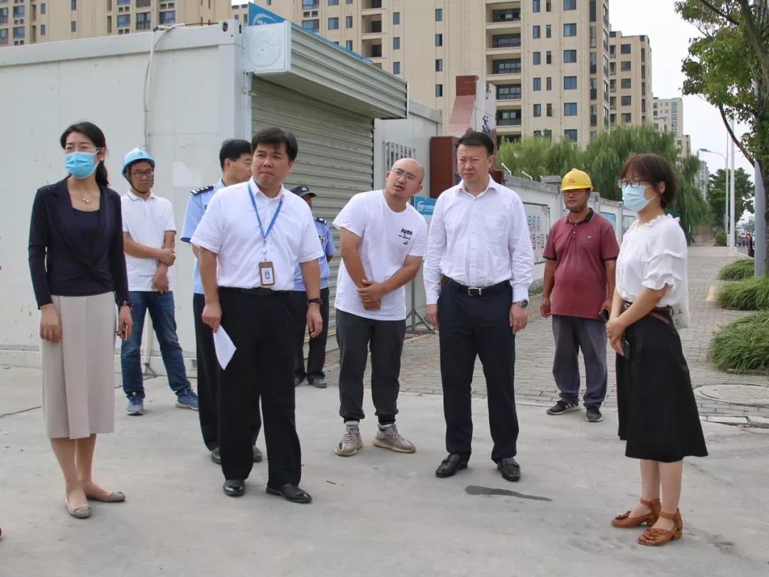 李朝阳检查园区文明城市长效建设工作-苏州宿迁工业园区管理委员会